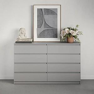 Comoda MBS Neo 8S (160x43x98 cm) Gri