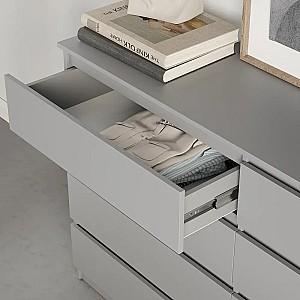 Comoda MBS Neo 8S (160x43x98 cm) Gri