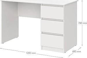Masa de birou MBS Neo SK-3 (120x60x75.5 cm) Cașmir