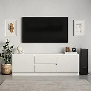 Tumba pentru televizor MBS Neo 2S2D (150x43x53 cm) Alb