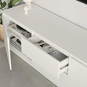 Tumba pentru televizor MBS Neo 2S2D (150x43x53 cm) Alb