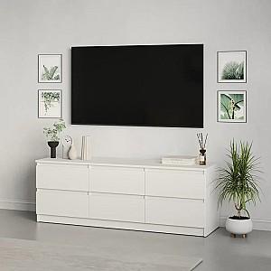 Tumba pentru televizor MBS Neo 6S (150x43x53 cm) Alb