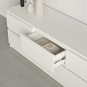 Tumba pentru televizor MBS Neo 6S (150x43x53 cm) Alb