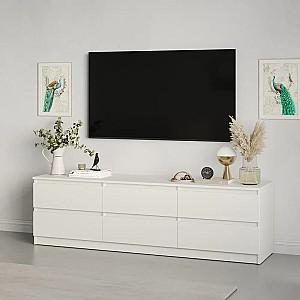 Tumba pentru televizor MBS Neo 6S (180x43x53 cm) Alb