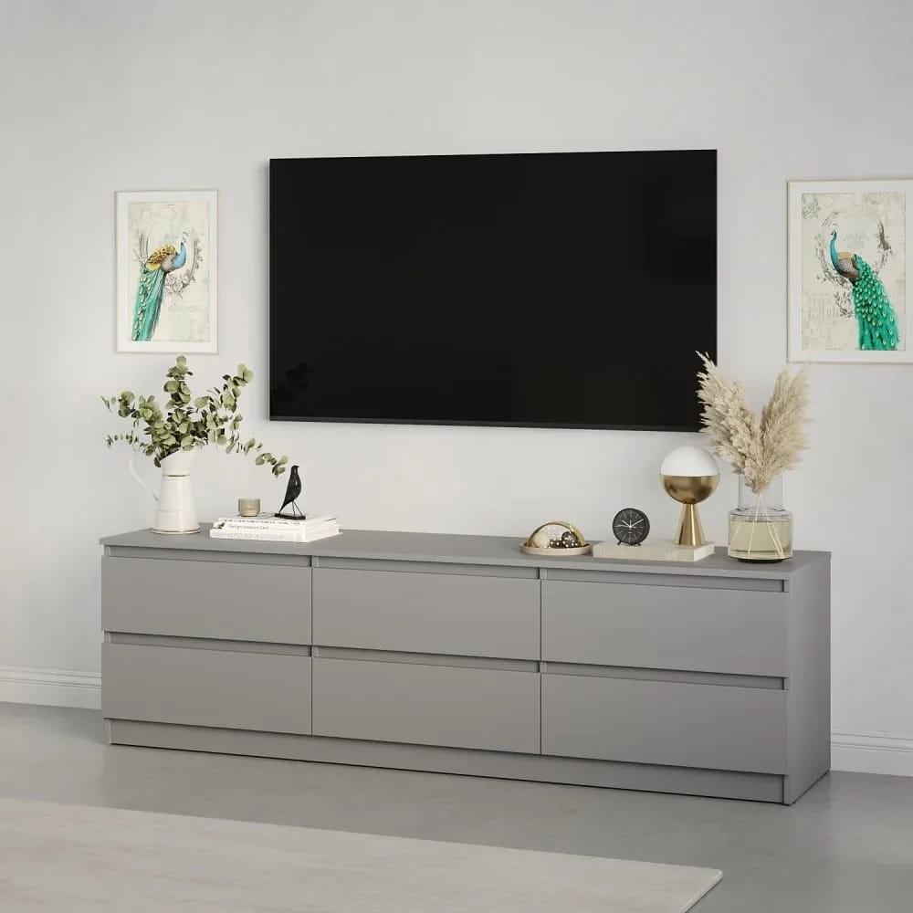 Tumba pentru televizor MBS Neo 6S (180x43x53 cm) Gri