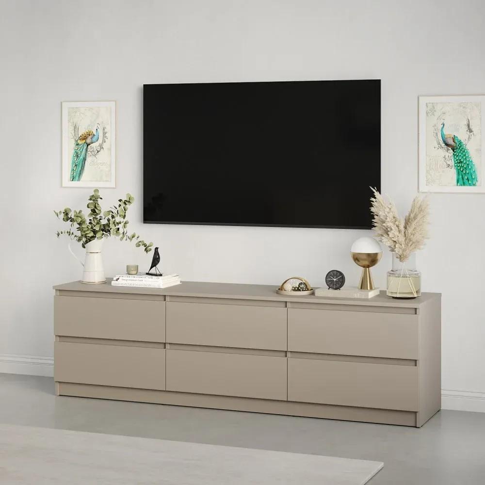 Tumba pentru televizor MBS Neo 6S (180x43x53 cm) Cașmir