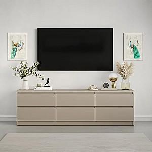 Tumba pentru televizor MBS Neo 6S (180x43x53 cm) Cașmir
