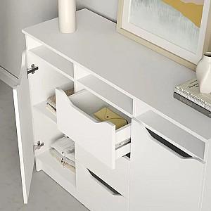 Comoda MBS 1200 Lilu (121x40x89 cm) Alb