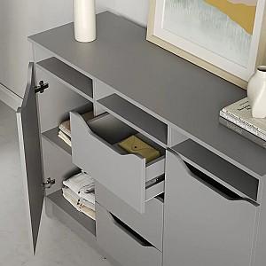 Comoda MBS 1200 Lilu (121x40x89 cm) Gri