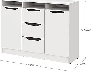 Comoda MBS 1200 Lilu (121x40x89 cm) Gri