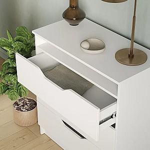 Comoda MBS 800 Lilu (81x40x89 cm) Alb
