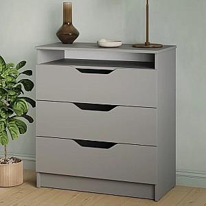 Comoda MBS 800 Lilu (81x40x89 cm) Gri