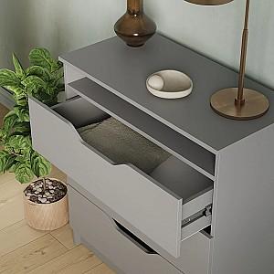 Comoda MBS 800 Lilu (81x40x89 cm) Gri