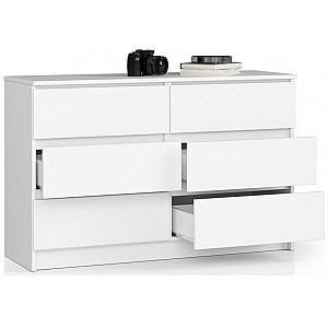 Comoda Akord K120 6SZ Alb