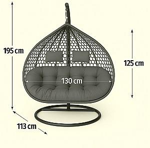 Leagan balansoar FlexMag DSN-012 Grey