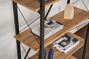 Etajera Hanah Home Elysian Atlantic Pine Black