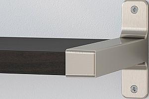 Raft de perete IKEA Bergshult/Granhult 80x20 Negru Maro/Nichelat