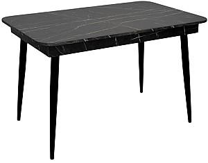 Set de masa si scaune Evelin DT 431-3R B + 4 scaune YTC-080B BLUVEL-14 (Dark Grey)