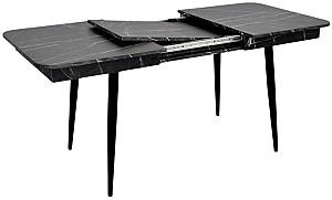 Set de masa si scaune Evelin DT 431-3R B + 4 scaune YTC-080B BLUVEL-14 (Dark Grey)