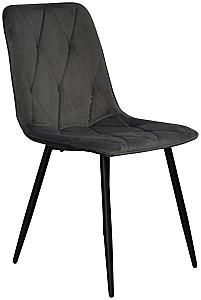 Set de masa si scaune Evelin DT 531R B + 6 scaune YTC-080 B / BLUVEL-14 (Dark Grey)