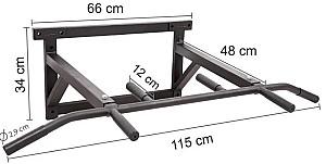 Bara de tractiune si paralele Sportmann PB04 Black