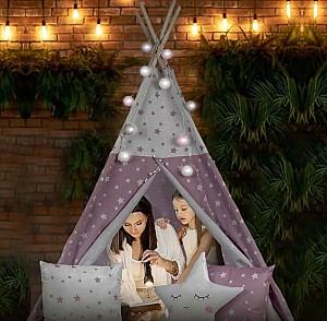 Cort pentru copii Nukido 740023 Pink/White