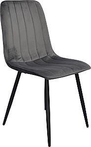 Set de masa si scaune Evelin DT 404-6B + 3 scaune YTC-078 B / BLUVEL-14 (Dark Grey)