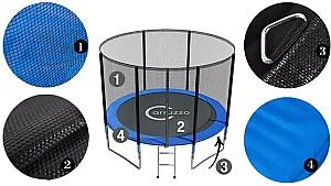 Trambulina Carruzzo T10 305cm Blue/Black