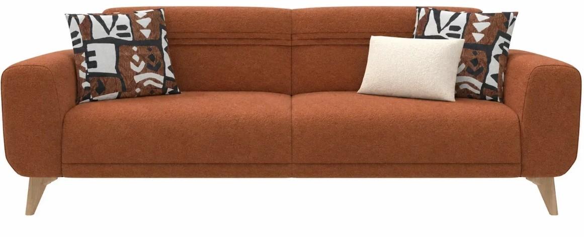 Canapea Dogtas CALMERA GK2651 (226 cm) Boucle Cărămiziu