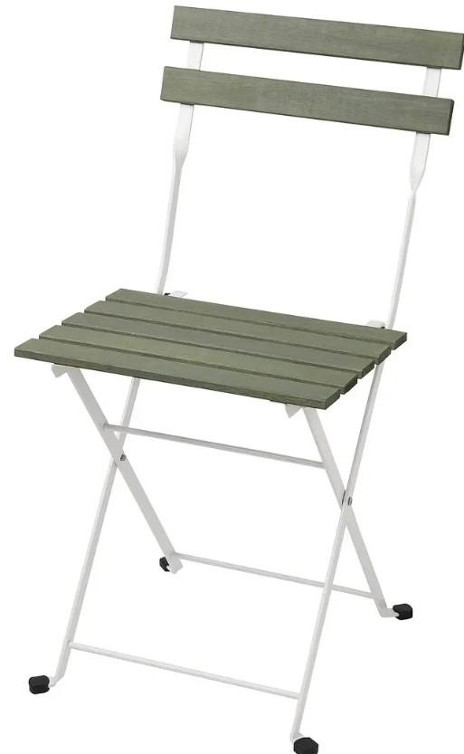 Scaun terasa IKEA Tarno Alb/Verde