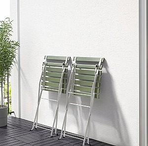 Scaun terasa IKEA Tarno Alb/Verde