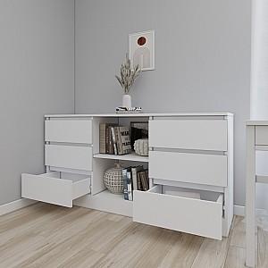 Comoda Smartex Т3 120 cm Alb