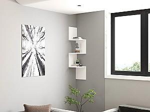 Raft de perete Hanah Home Zikzak White