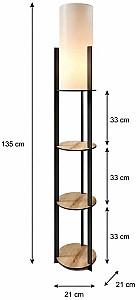 Lampadar Opviq Radiante Oak