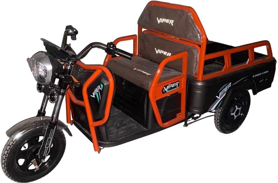 Tricicleta electrica Viper E-Cargo 6 Orange 1500W