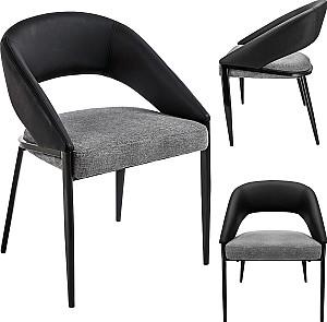 Scaun Jumi CM-354364 Negru/Gri