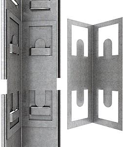 Rafturi pentru depozitare Nex Budget 1600x800x400 mm