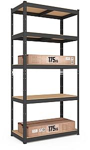 Rafturi pentru depozitare Nex Budget 1800x900x400 mm Antracit