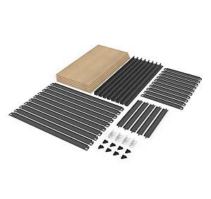 Rafturi pentru depozitare Nex Budget 1800x900x400 mm Antracit