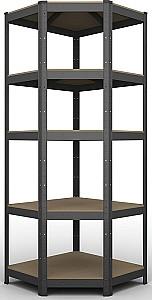 Rafturi pentru depozitare Nex Budget 1800x700x400x425 mm Antracit