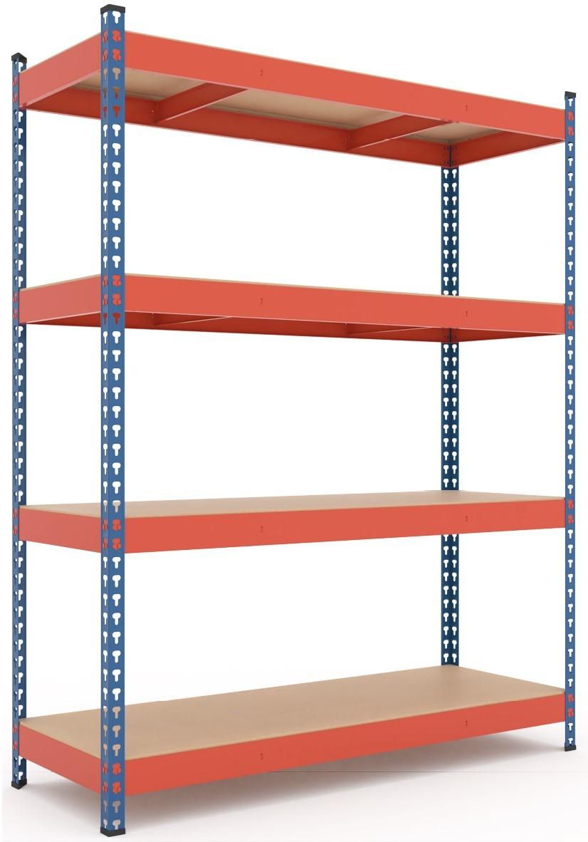 Rafturi pentru depozitare Nex Titan 1800x1200x500 mm Blue/Orange