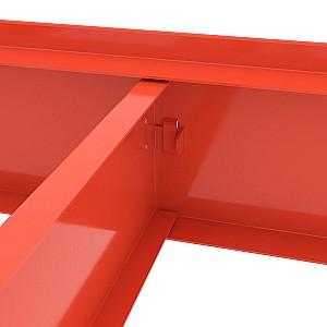 Rafturi pentru depozitare Nex Titan 1800x1400x600 mm Blue/Orange