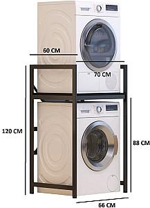 Dulap de baie Hanah Home C7 Black