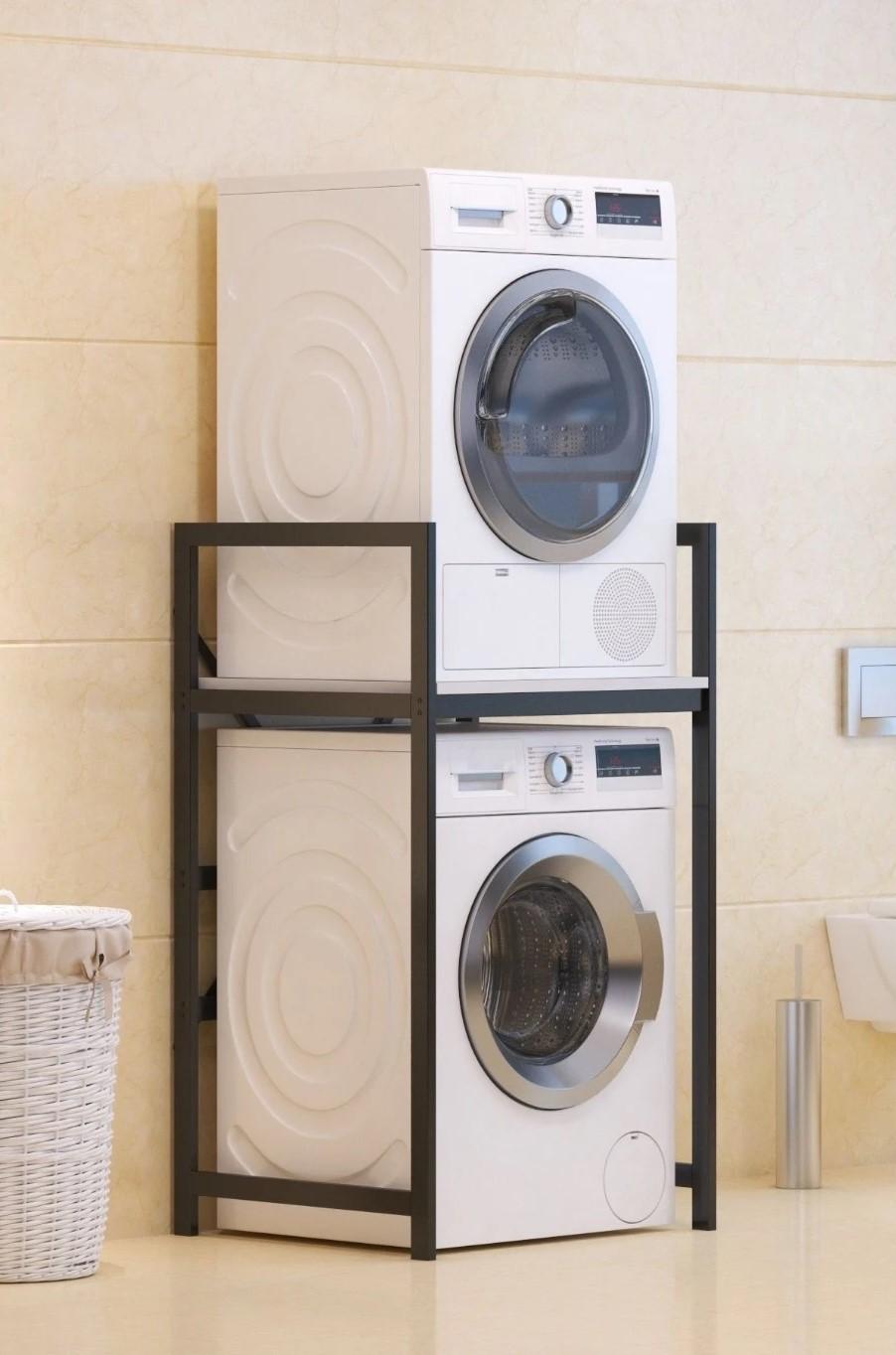 Dulap de baie Hanah Home C7 White Black