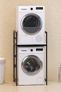 Dulap de baie Hanah Home C7 White Black