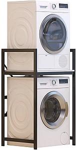 Dulap de baie Hanah Home C7 White Black