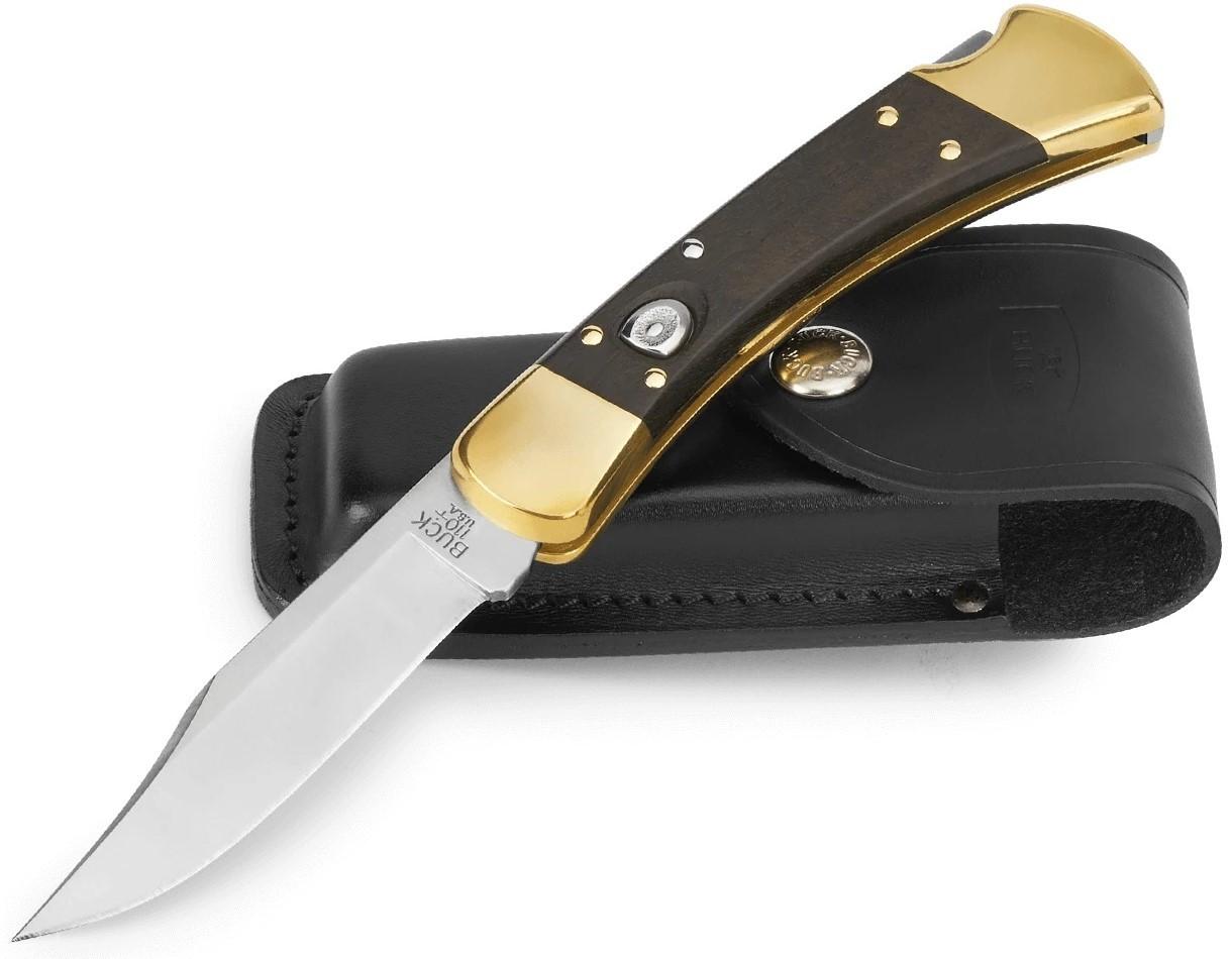 Cutit BUCK 110 Auto Ebony/Brass (0110BRSA-B)
