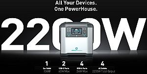 Centrala electrica portabila 3E P25 MAX 2200W