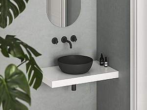 Lavoar baie Ravak Uni Slim 40 B Matt Black (XJX0D140000)