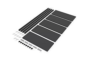 Rafturi pentru depozitare Nex REK 1700x750x300 mm Black